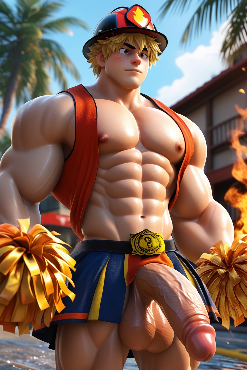 Naked, Throbbing Erection, Firefighter AI同性戀黃片