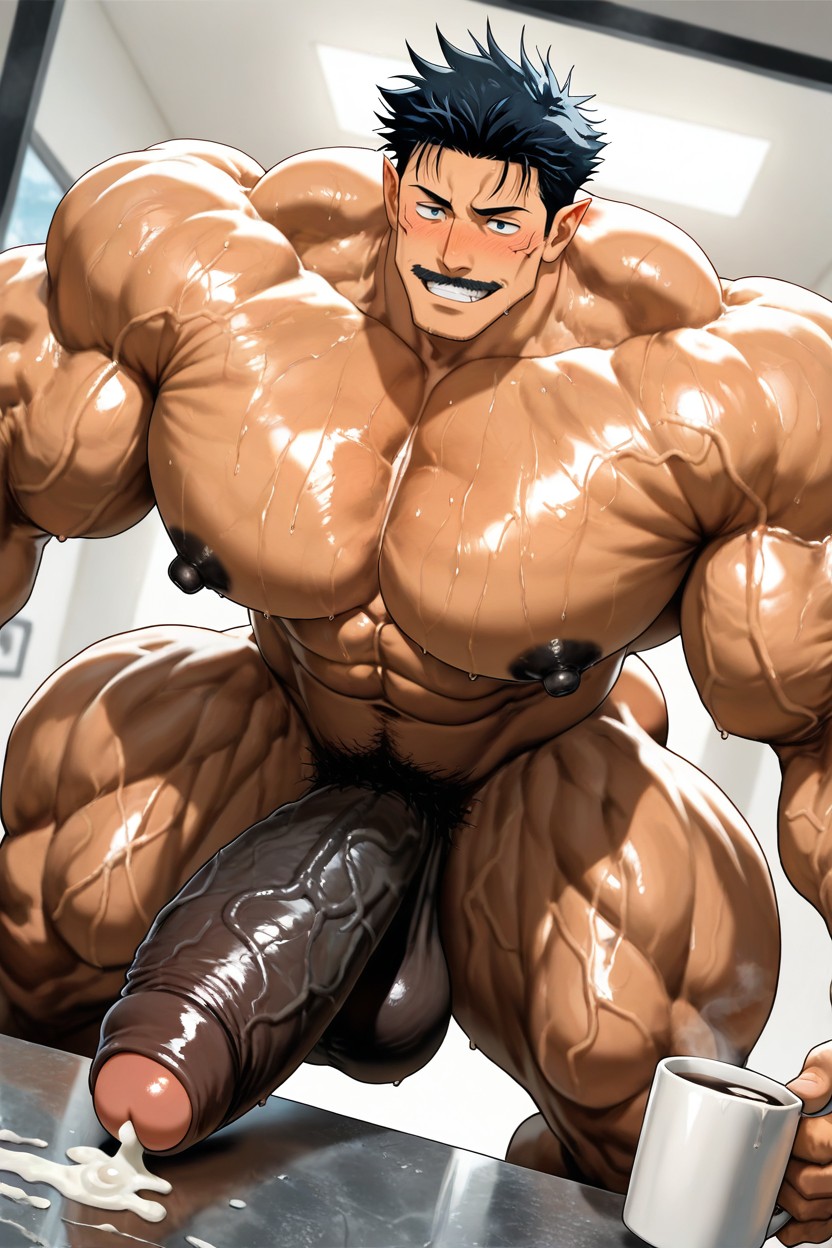Masculine, Exquisite Tonal Range, 發騷 AI同性戀黃片