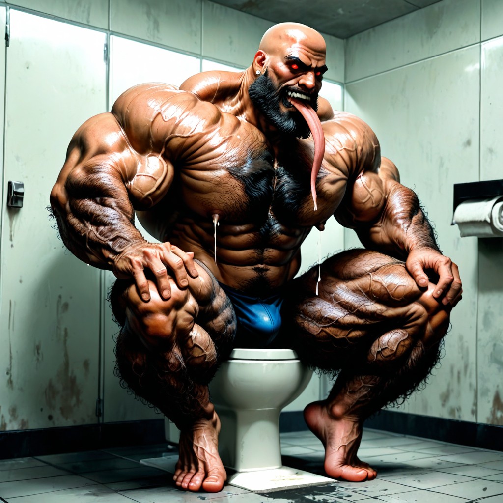 Bald, On Tiptoes, Warrior ИИ гей порно