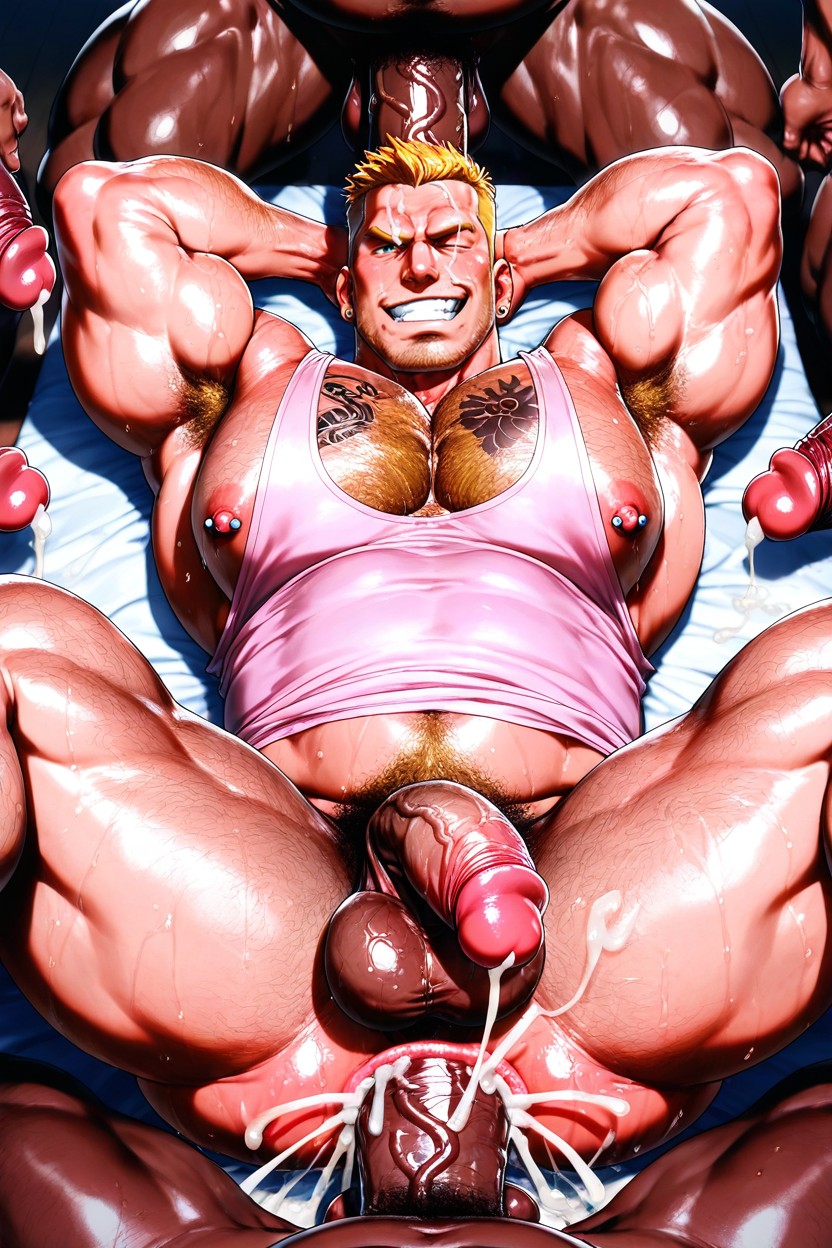 Huge Pecs, Stubble, 20+ Porno IA Gay