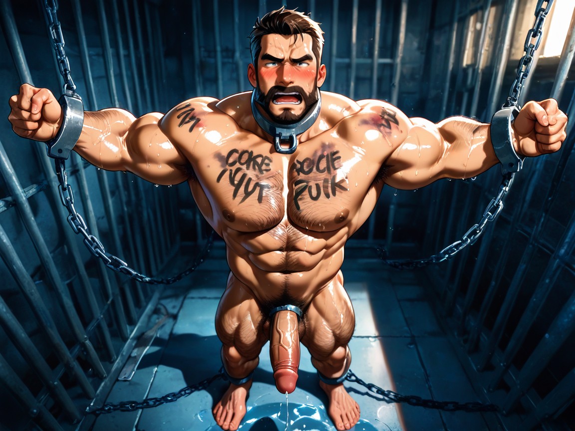 Full Body, Grand, Hairy Stomach Porno IA Gay