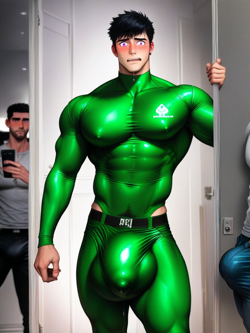 Massive Ass, Photorealistic, Precum Stain AI Gay Porn