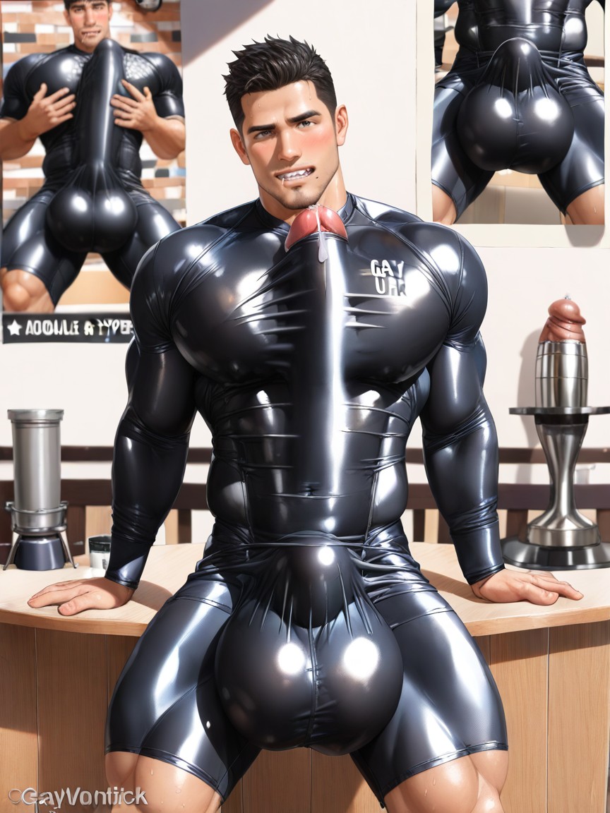 Angular Features, Square Jaw, Precum Stain AI同性恋黄片