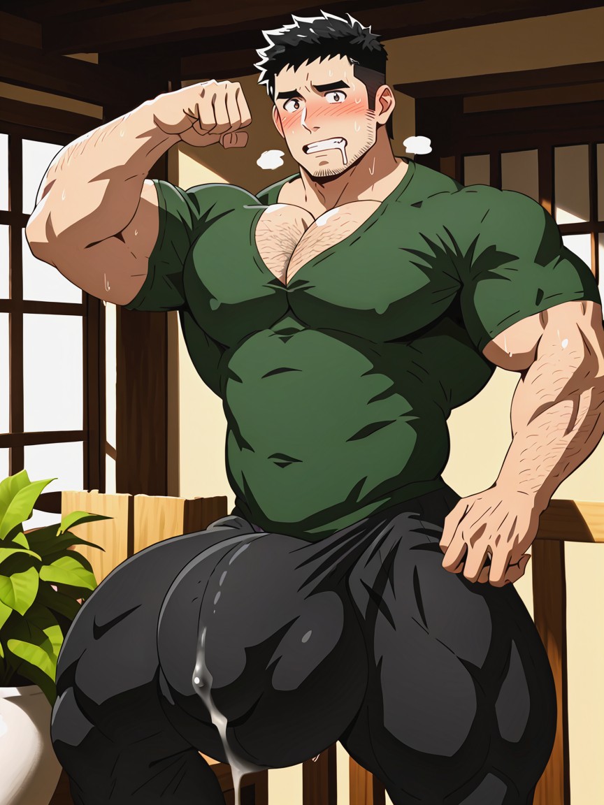 苹果型, Erection Pressed Against Chest, Hyper Bulge Bigger Than Leg AI同性恋黄片