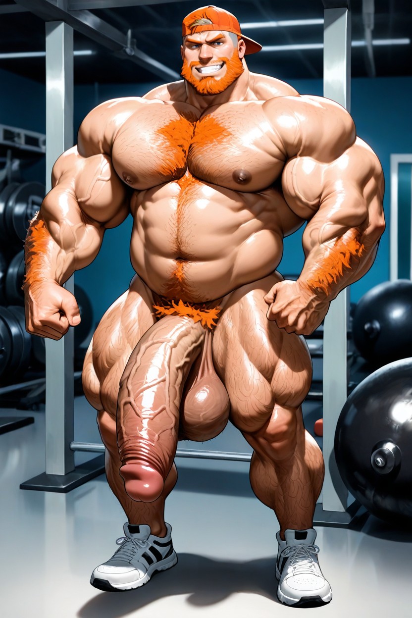 Gigantic, Side View, 18+ AI Gay Porn