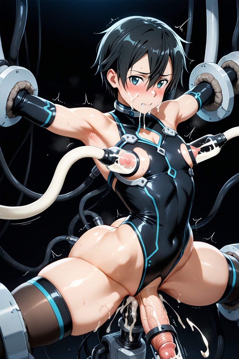 Nude, Milking Machine, Sleeveless ゲイAIポルノ