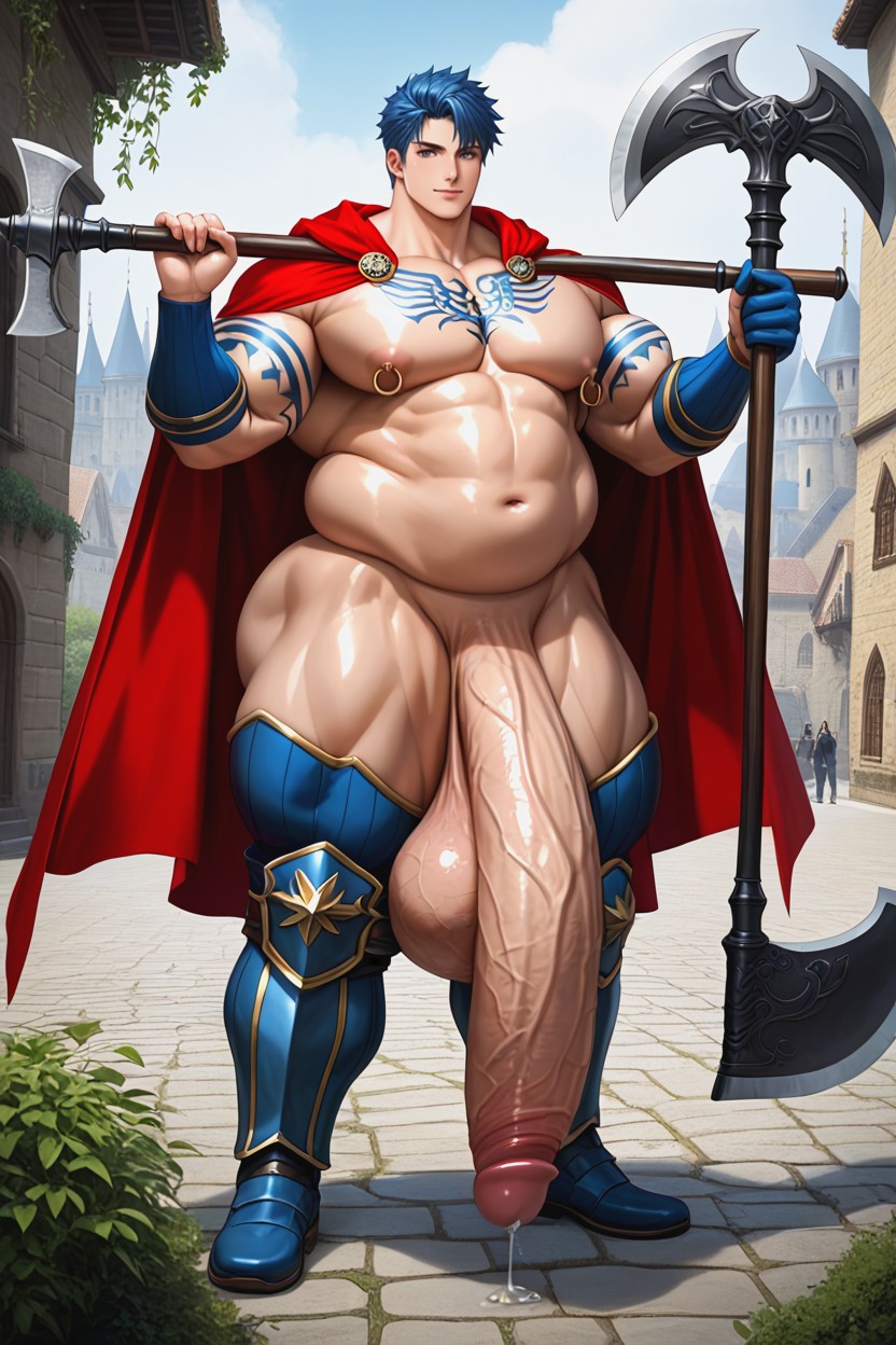 Red Cape, Hector, Oiled Skin AI同性恋黄片