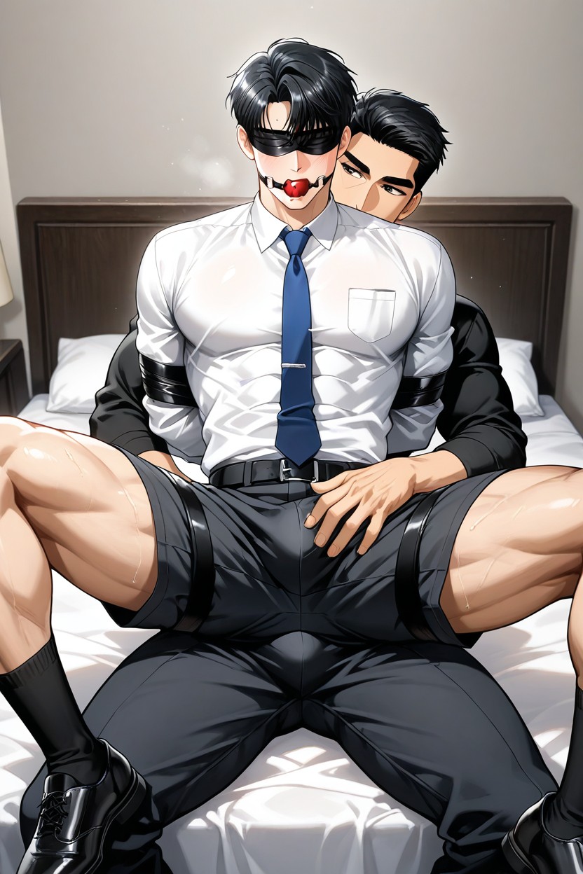 Ilay Riegrow From Manhwa Passion, Black Hair, Groping AI同性恋黄片