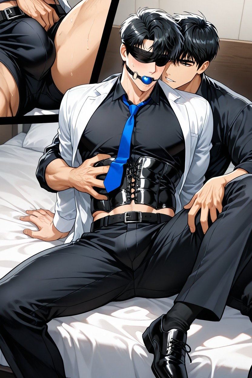 Black Shirt, Gay From, Joo Jaekyung From Manhwa Jinx Porno gay IA