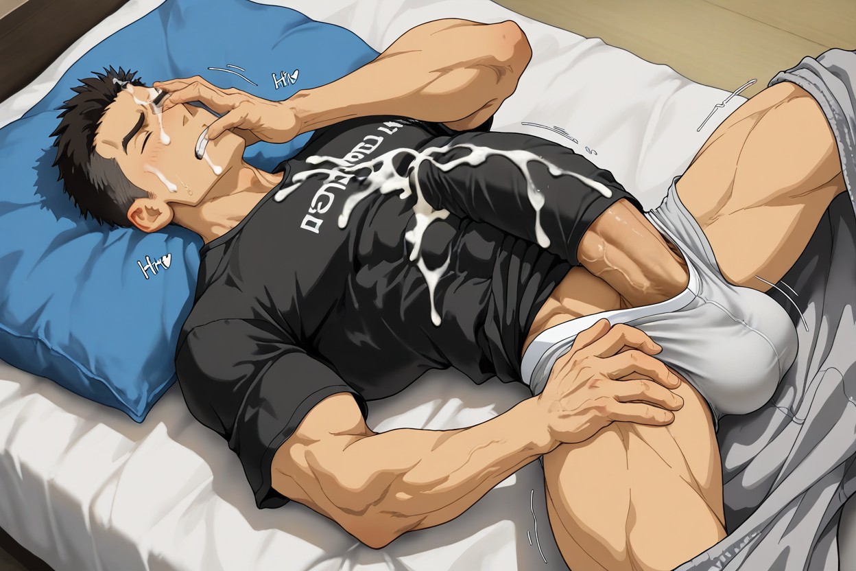 Big Balls In Pant, Dynamic Angle, One Man Only AI Gay Porn