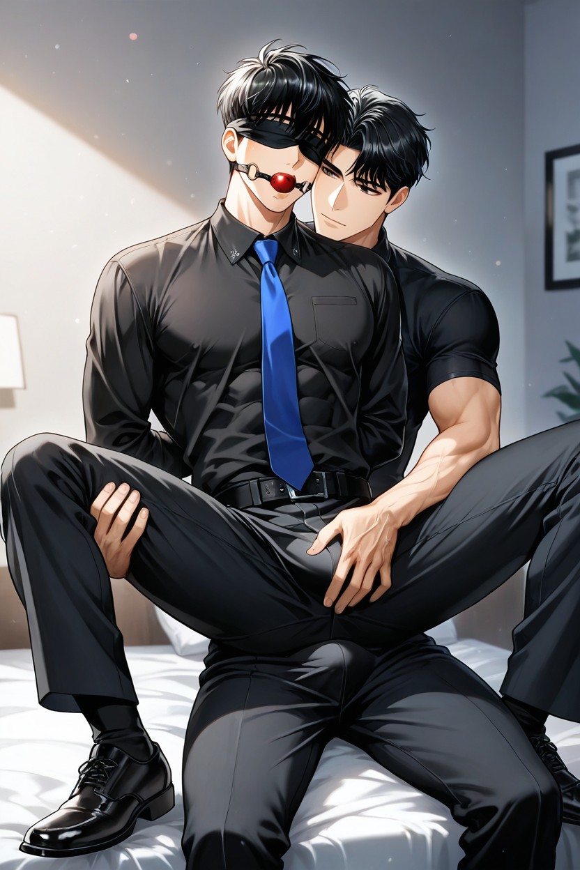 In The Bed Room, Stay On The Bed, Layered Hair Porno gay IA