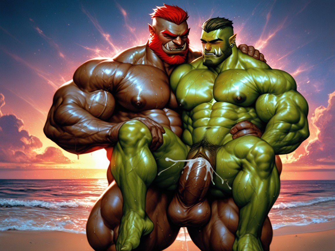 Hyper Muscular Bottom, Male Vagina, 翻白眼 AI同性戀黃片