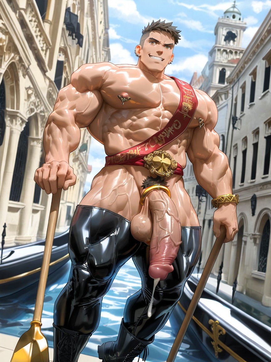 Naked, Sexually Aroused, Immensely Massive Overdeveloped Hyper Defined Veiny Strong Body Porno gay IA