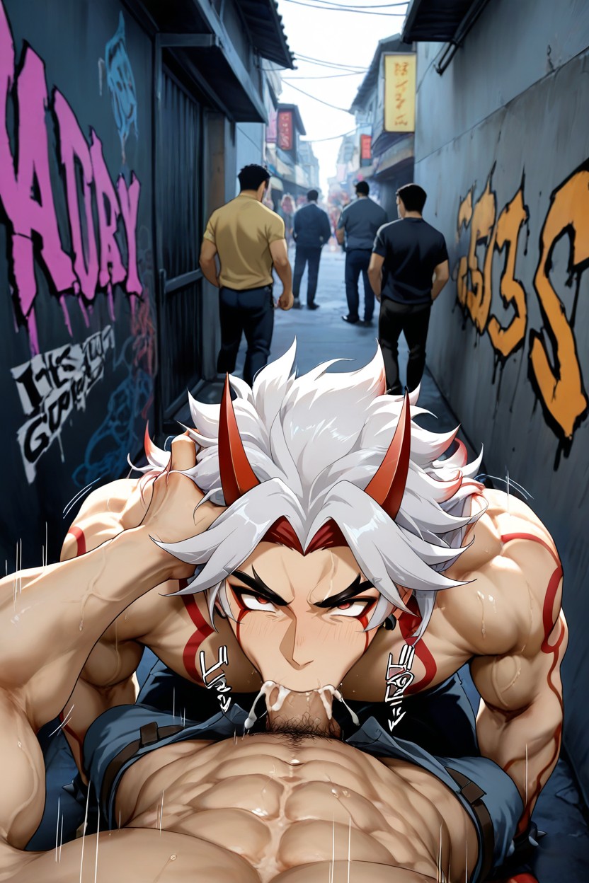 Grab Head, Cum Dripping, Graffiti AI同性戀黃片