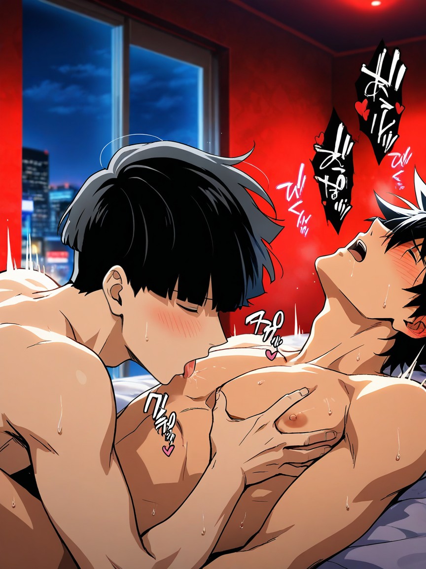 Upper Body, Bounce Line, Japanese Moaning Sound Effect 게이 AI 포르노