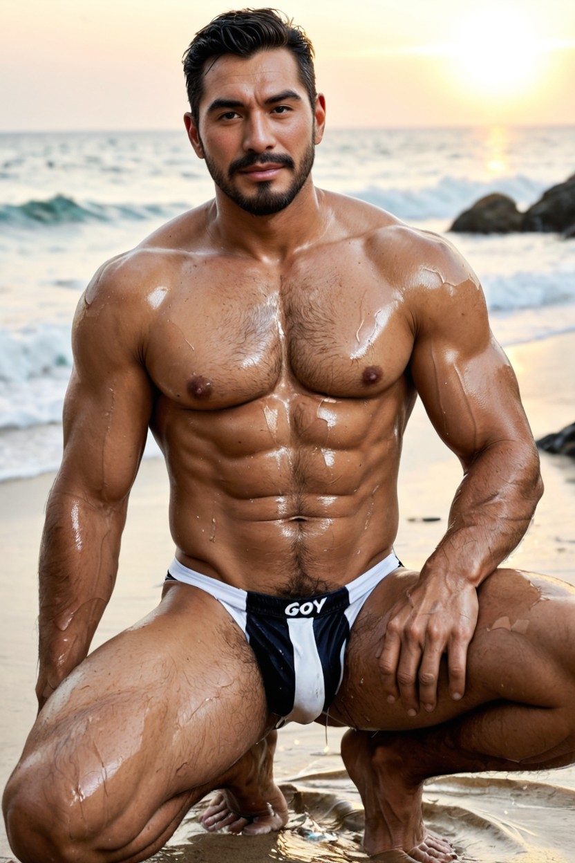 Tropical Plantation, Alone, Tan-line AI Gay Porn