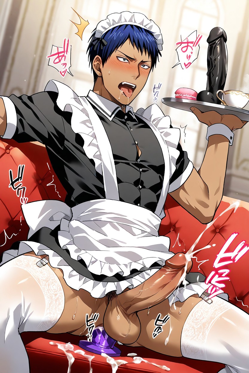 Tanned Skin, Loucher, Kuroko No Basuke Porno IA Gay
