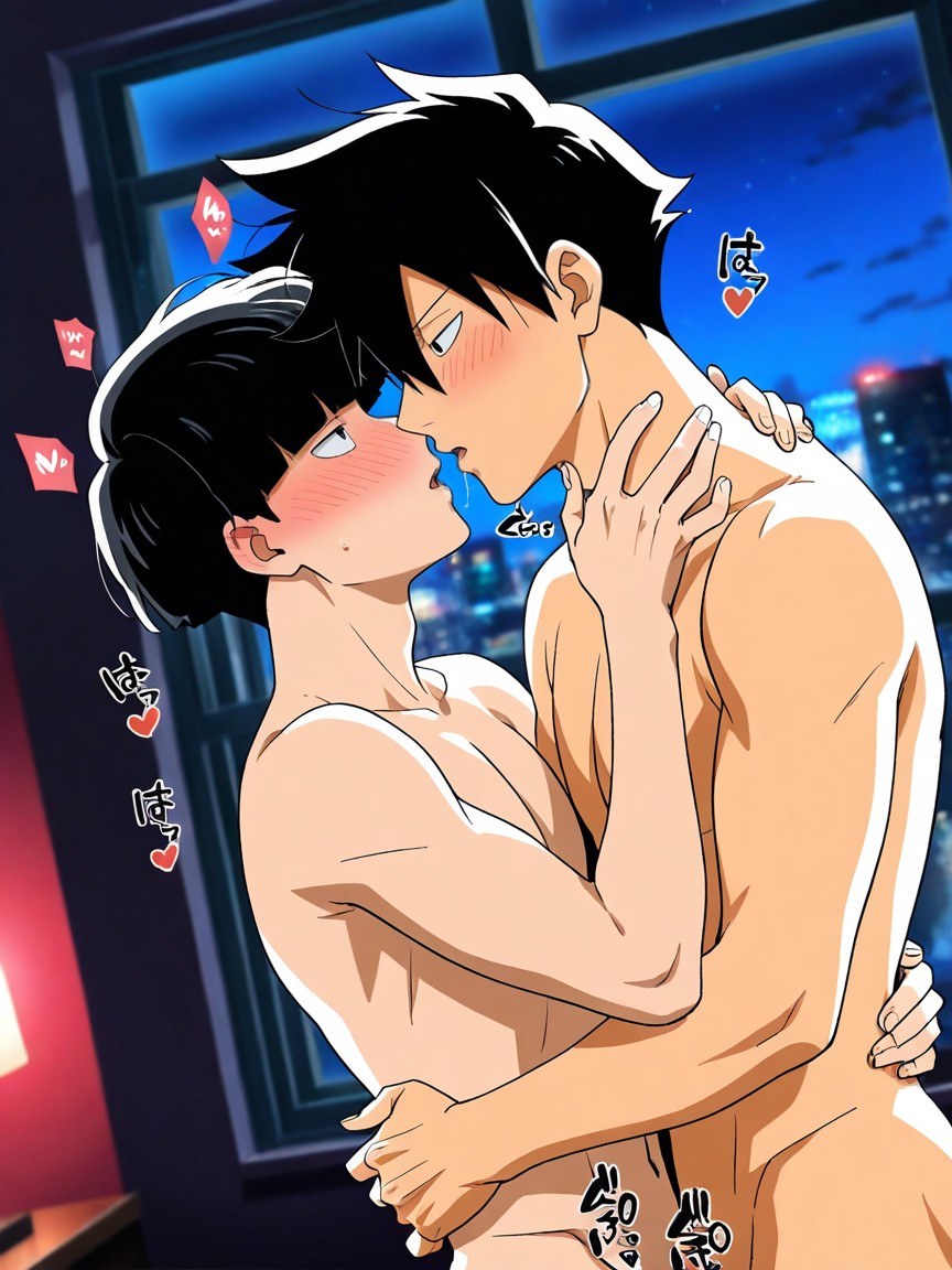 Upper Body, Standing, Arms Around Waist AI同性戀黃片