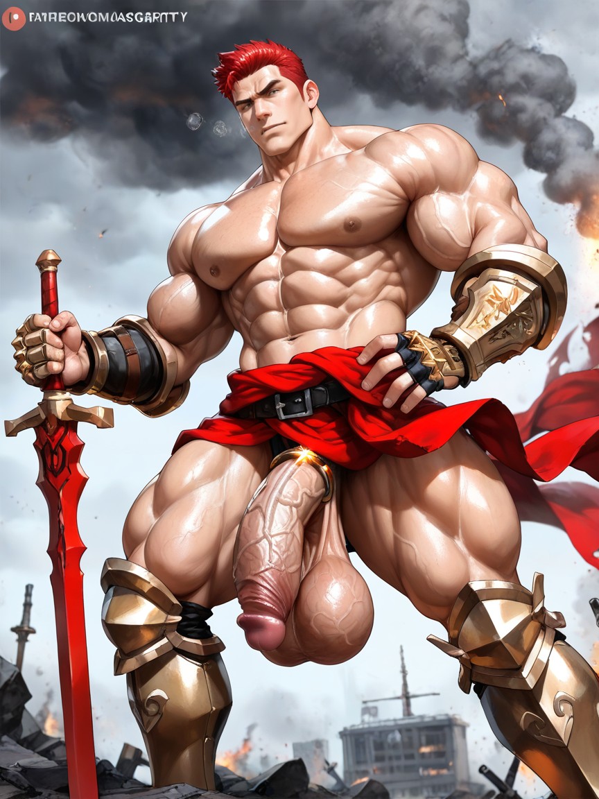 Naked, Cutesexyrobutts, Detailed Hyper Handsome Face AI同性戀黃片