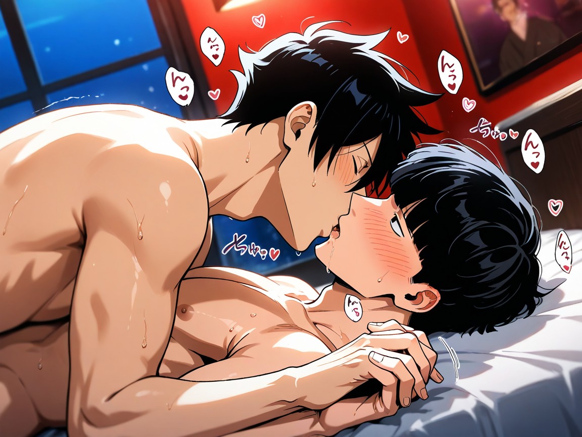 Big Window, 側躺, On Bed AI同性恋黄片