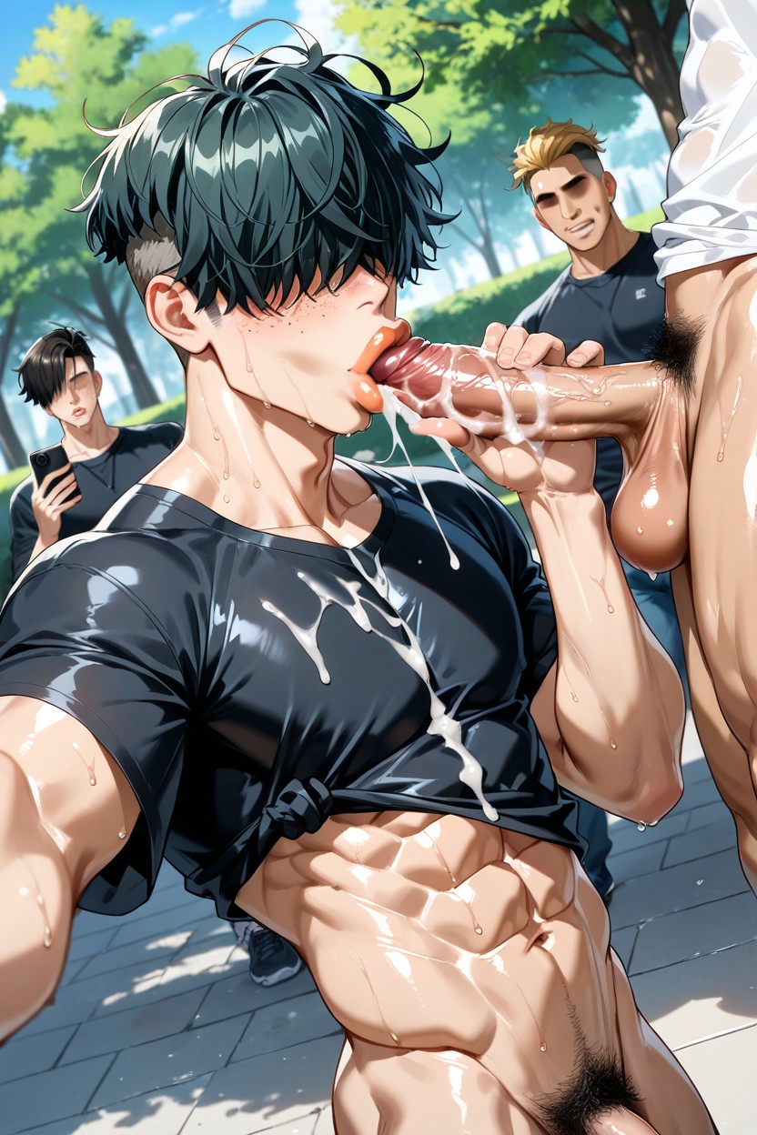 Getting A Blowjob, Massive Balls, Abs AI同性戀黃片