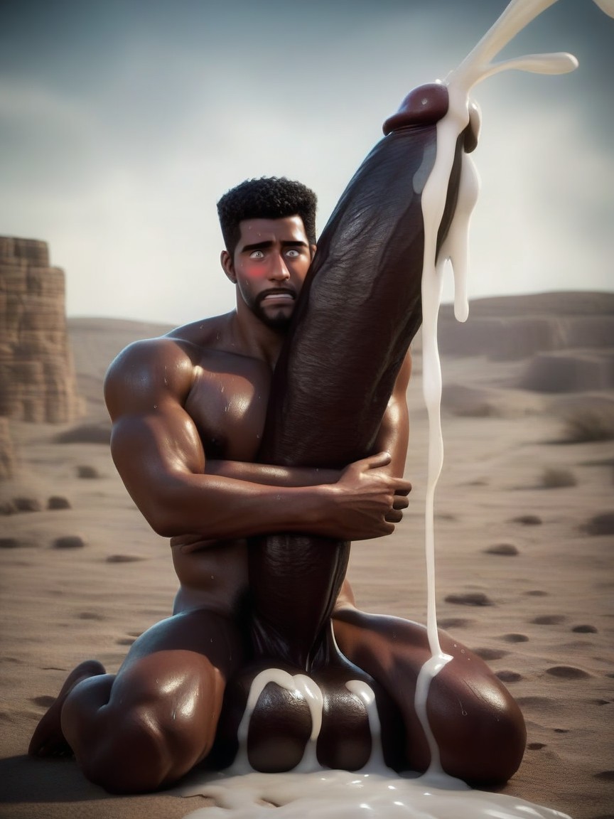 Looking Up At Cock, Giant Balls, Jerking Off AI同性戀黃片