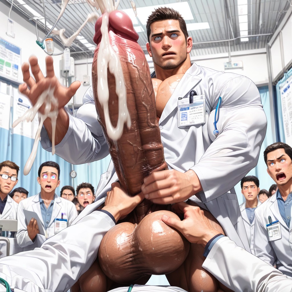 Sweating, Fully Naked, Research Pornografia gay com IA