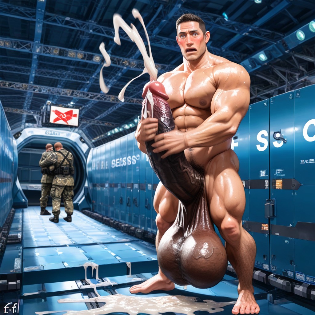 Uncensored, Military, Lumière Volumétrique Porno IA Gay