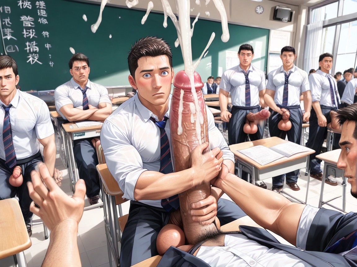 Movement Lines, 18+, Bara Manga Porno IA Gay