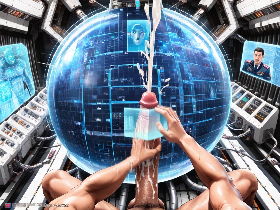 Hyper Excess Cum Facial, Motion Blur, Male Only ゲイAIポルノ