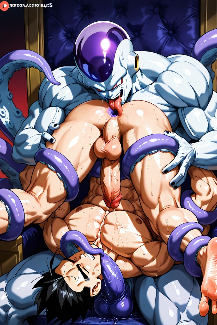 Kraken Gives Rim Job, Dragon Ball Z, Surrounded By Frieza AI同性戀黃片