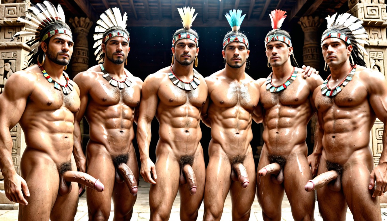 All Have Large Cock, Naked, Eight-pack Firm Defined Abs AI同性戀黃片