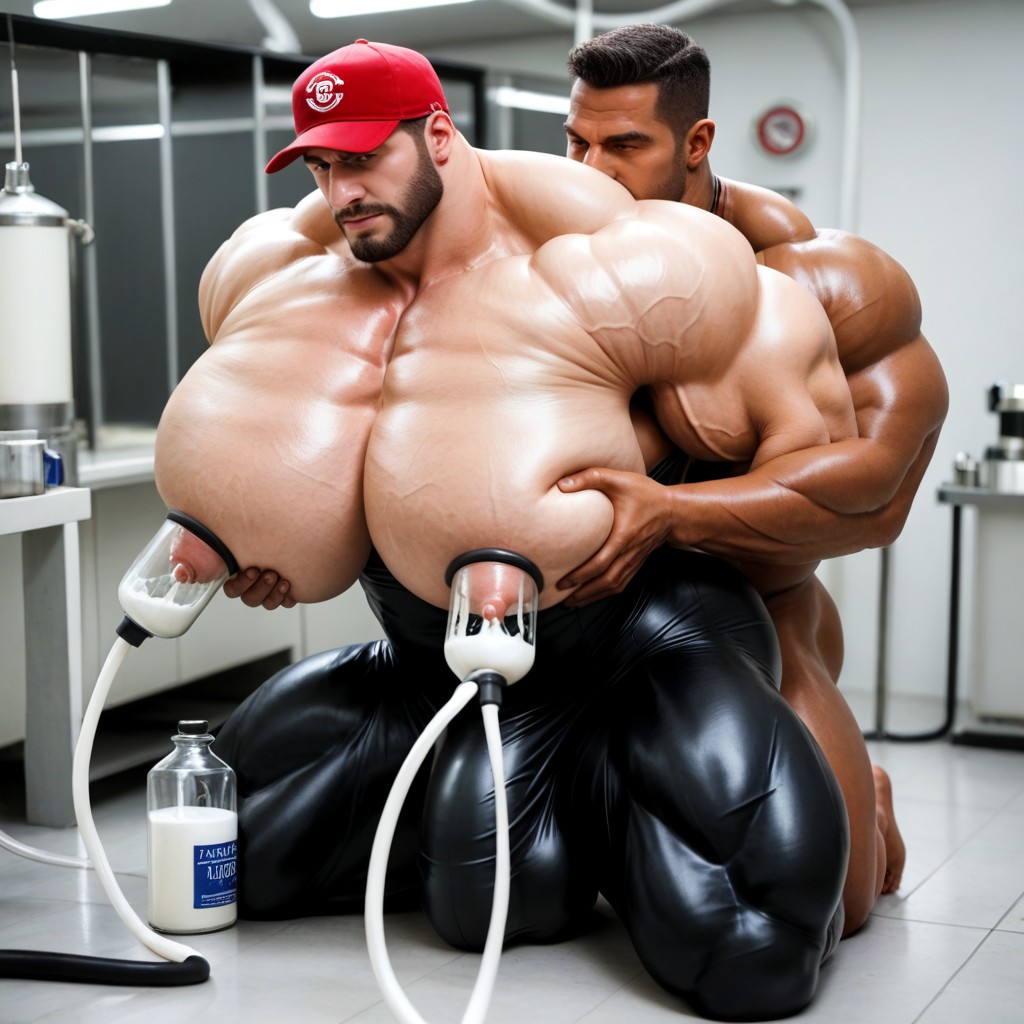 Gay Pornhyper Breasts, Hyper Boobs, Man Hyper Squishing Milk Mans Boobs Porno IA Gay