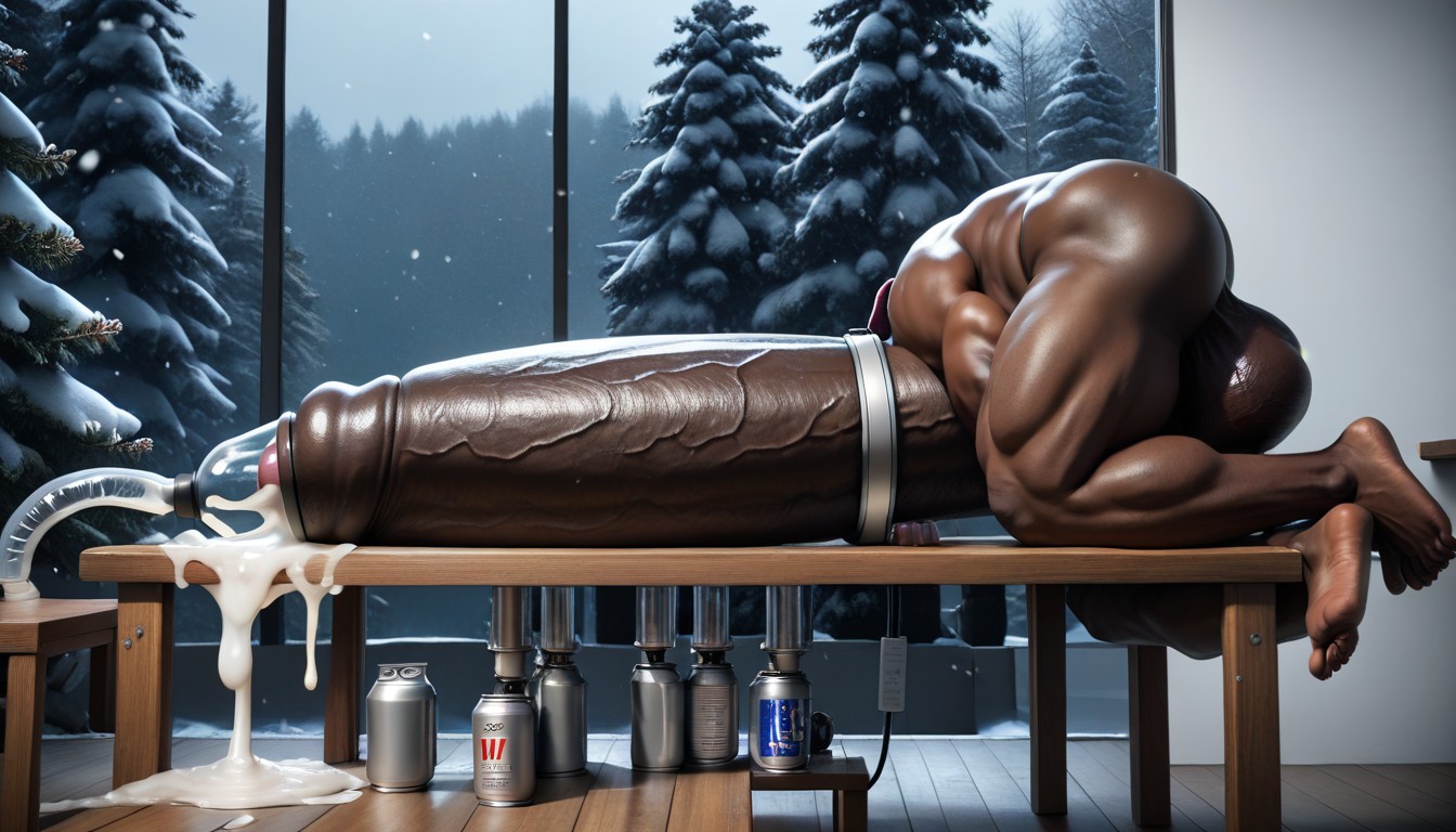 Penis Longer And Thicker Than Body, Photorealistic, Huge Plump Balls AI同性戀黃片