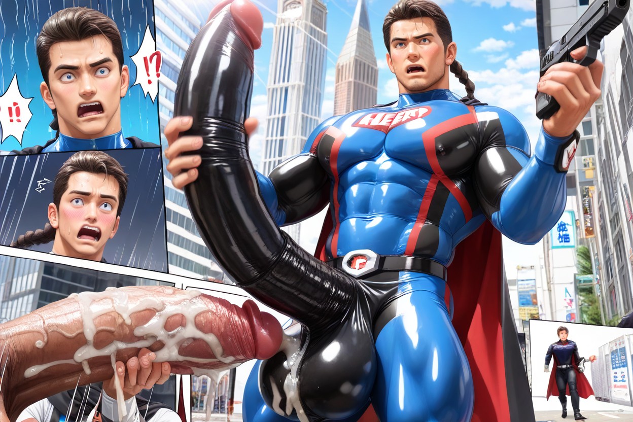 Cock Is Much Taller Than Him, Hairy, Pecs AI同性戀黃片