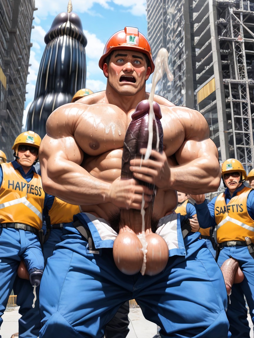 Caught, Male Only, Cock Towers Over Him AI同性戀黃片