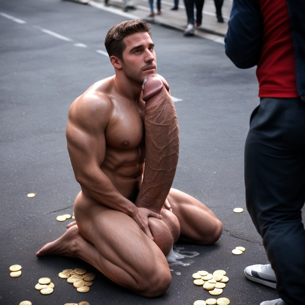 Only Men, Uncut Hyper Cock Thicker And Longer Than Body, Male Only ИИ гей порно