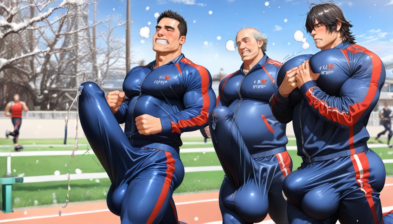 Bara Manga Style, Extremely Erect Hyper Cock, 巨大 AI同性戀黃片