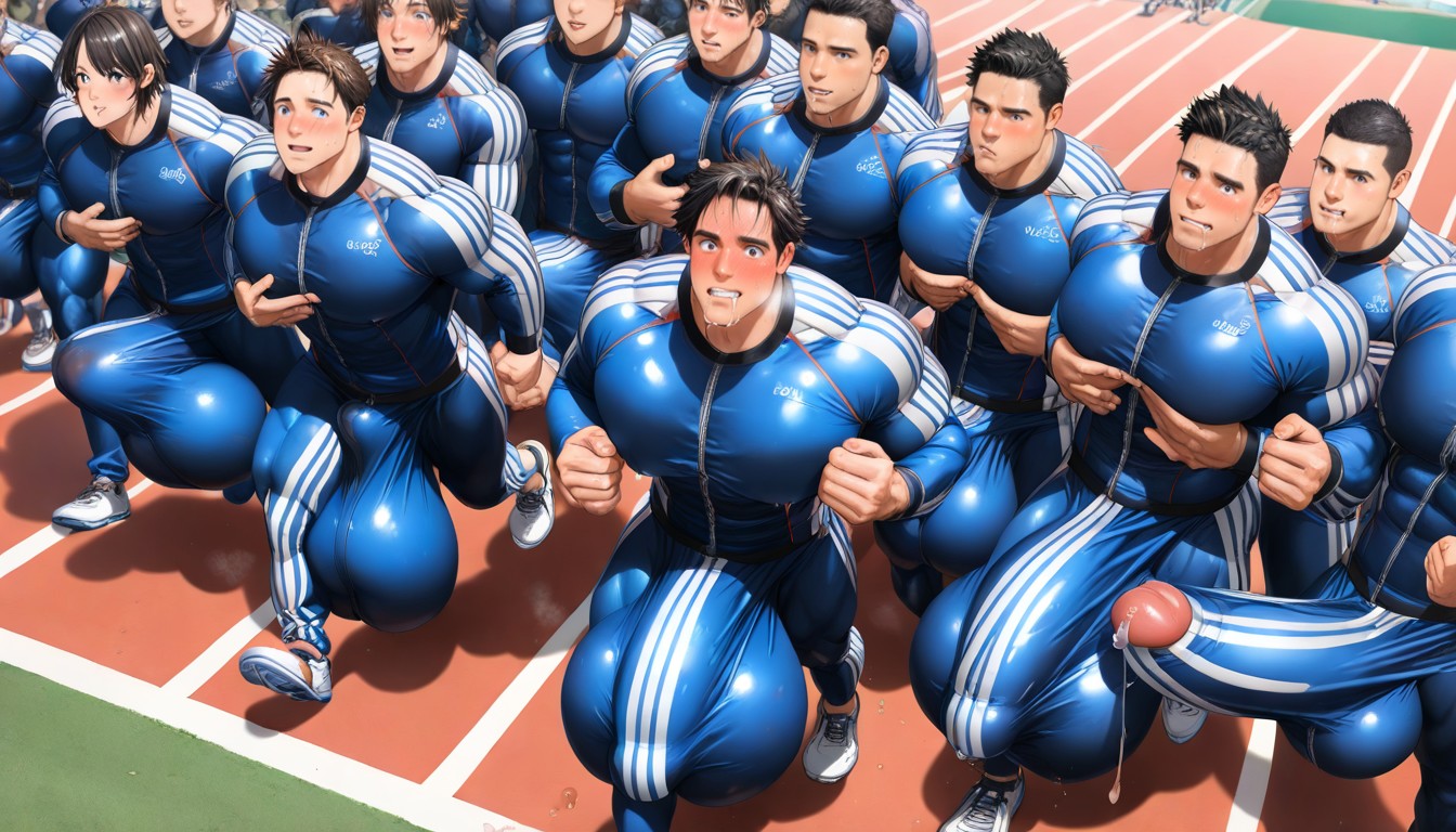 慌乱, Jogging, Photorealistic AI同性戀黃片