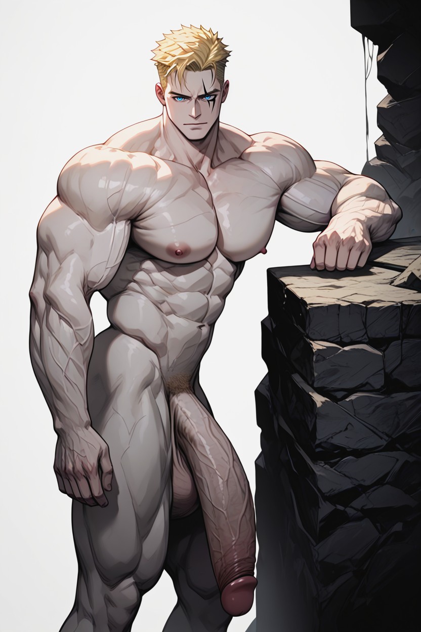 Toned Body, Shirtless, Hyper Muscular Body AI同性戀黃片