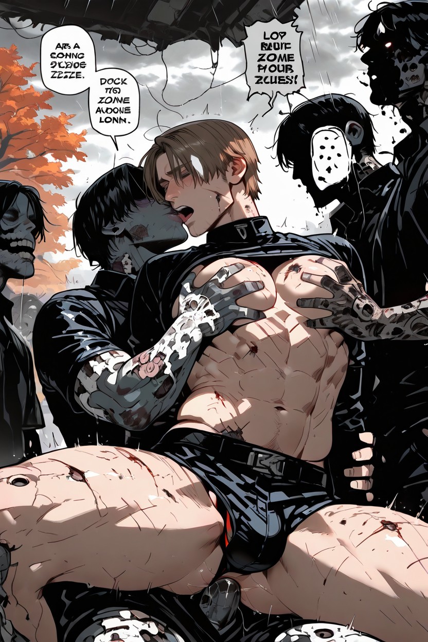 Sound Effect, Arched Back, Autumn AI Gay Porn
