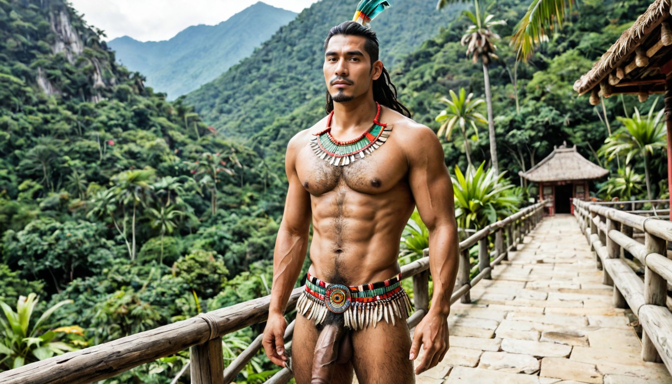 Jungle, 18+, Sleek And Well-defined Pecs AI Gay Porn