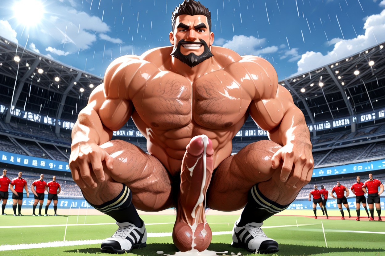 Rugby, Athletes, Volumetric AI Gay Porn