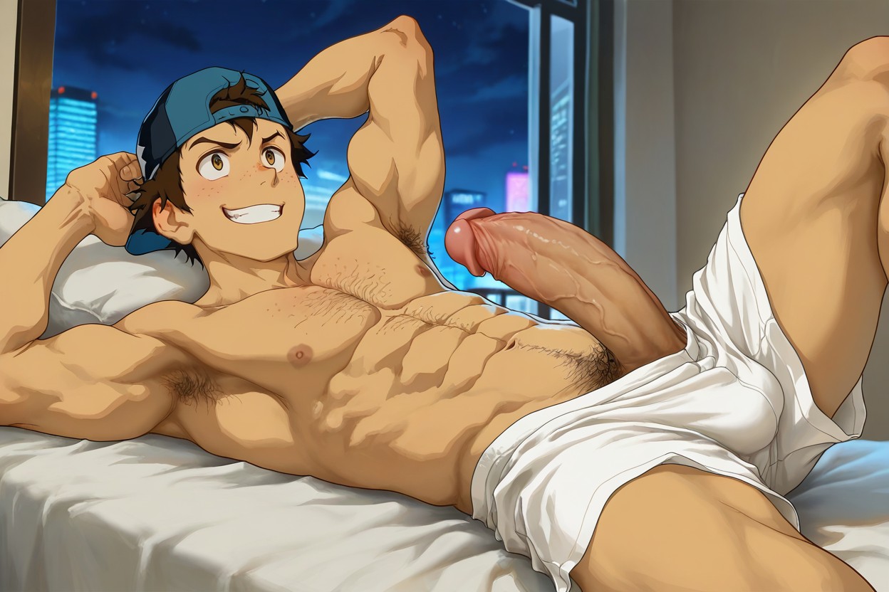 Laying Back, 蒼白的皮膚, Shirtless AI同性戀黃片