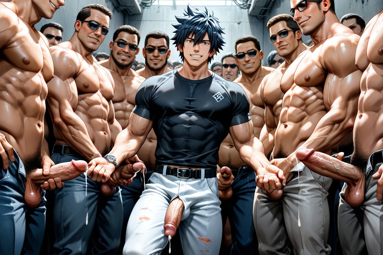 White Jeans, Perverted Man, No Body Woman AI Gay Porn