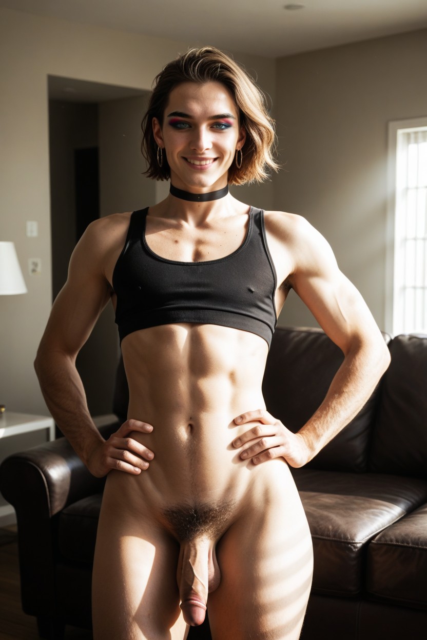 Hairless Smoothly Skin, Tall, 20+ AI Gay Porn