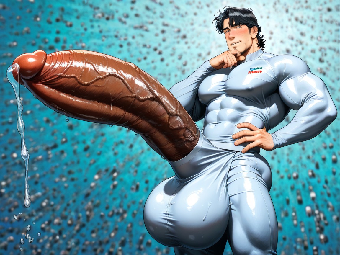 Black Hair, Only Men, Hands On Hips AI同性戀黃片