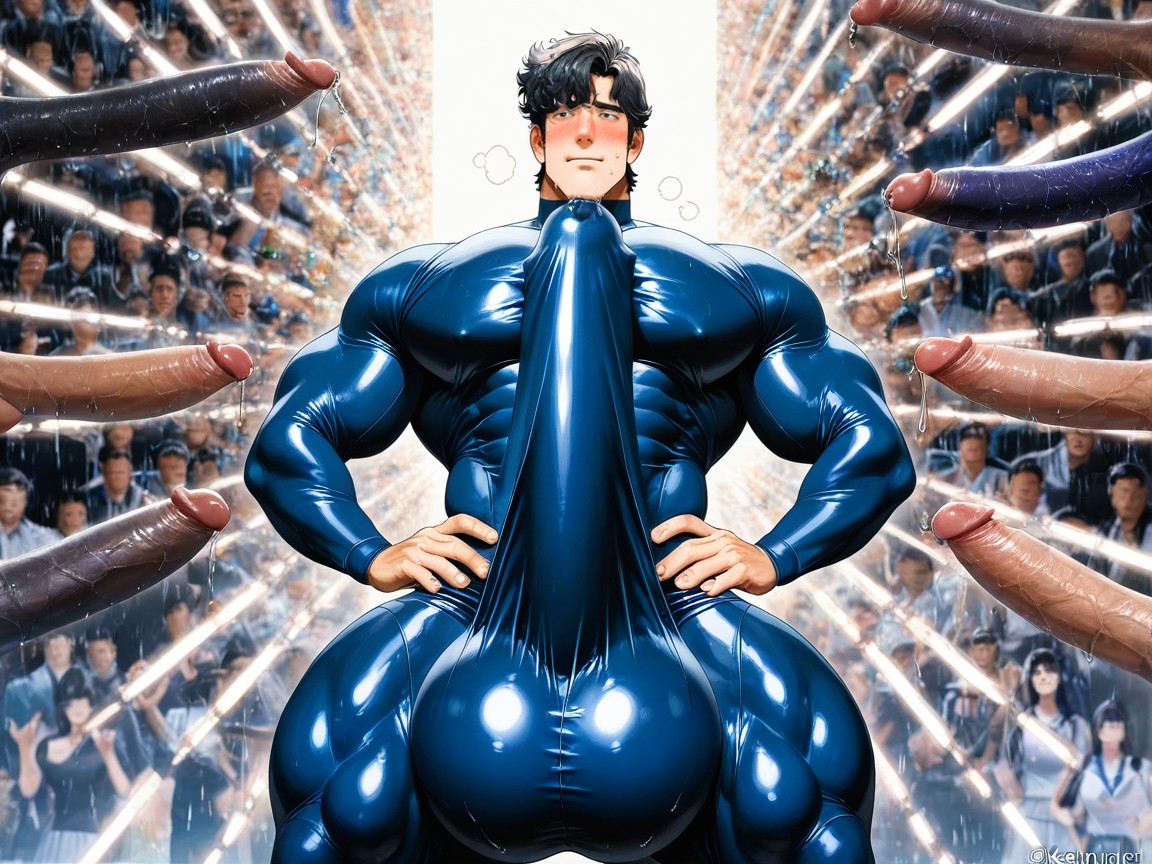 Hq, Glans Between Pecs, Kiss Own Cock Tip AI Gay Porn
