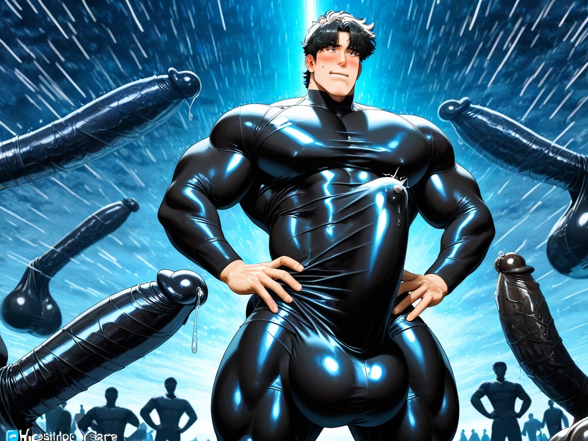 18+, Giant Hyper Balls, Uncensored AI Gay Porn
