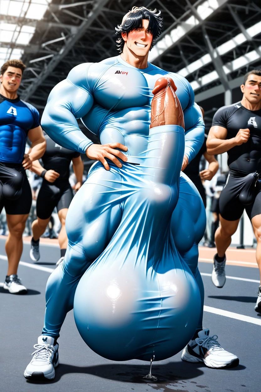Gay Men, 灰黑色, Out In Public AI同性戀黃片